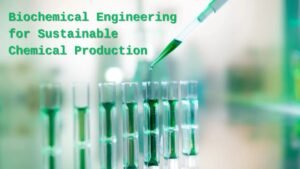 How Can Biochemical Engineering Drive the Shift to Sustainable Chemical Production?
